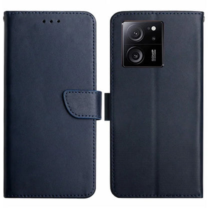 HT02 For Xiaomi 13T Pro / 13T Case Wallet Genuine Cow Leather Phone Cover Shell