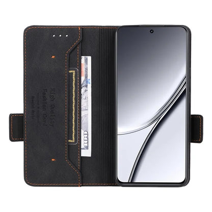 For Realme GT5 5G Case Shockproof PU Leather Wallet Stand Mobile Phone Cover