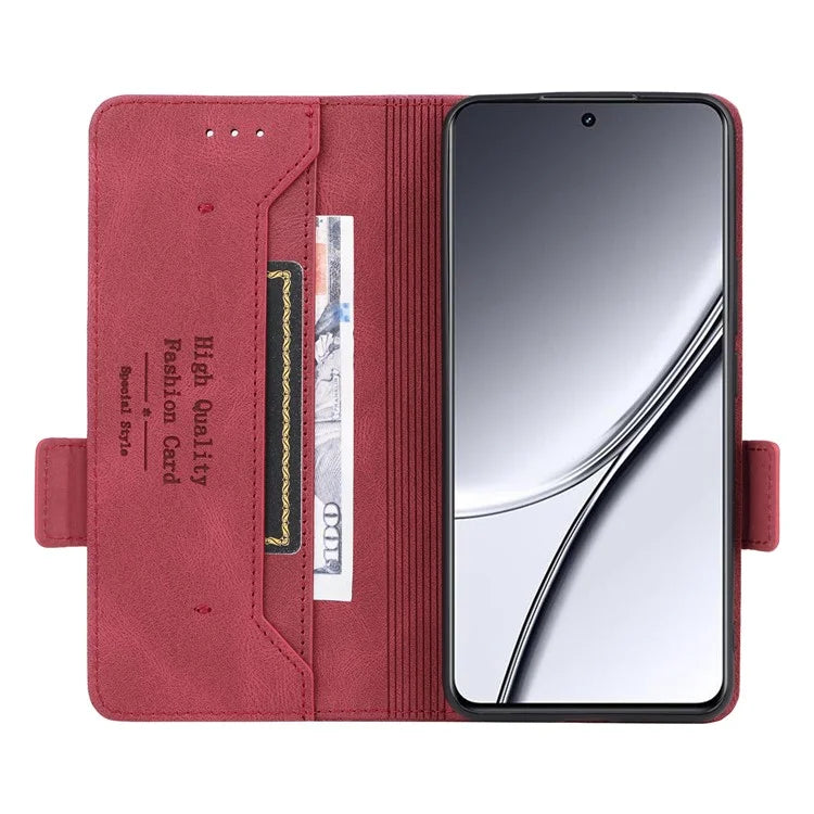For Realme GT5 5G Case Shockproof PU Leather Wallet Stand Mobile Phone Cover