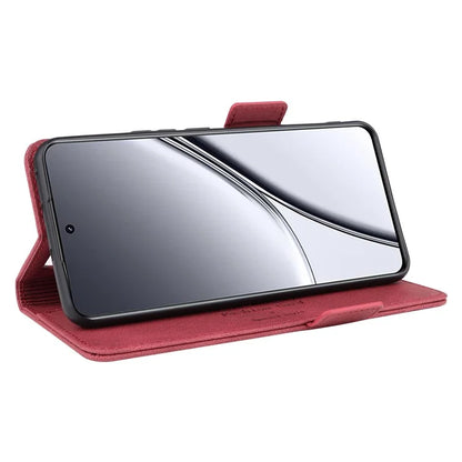 For Realme GT5 5G Case Shockproof PU Leather Wallet Stand Mobile Phone Cover