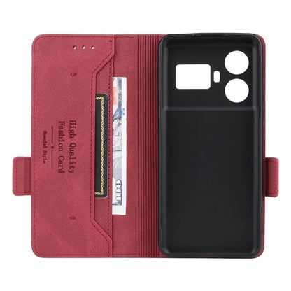 For Realme GT5 5G Case Shockproof PU Leather Wallet Stand Mobile Phone Cover