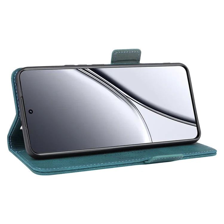 For Realme GT5 5G Case Shockproof PU Leather Wallet Stand Mobile Phone Cover
