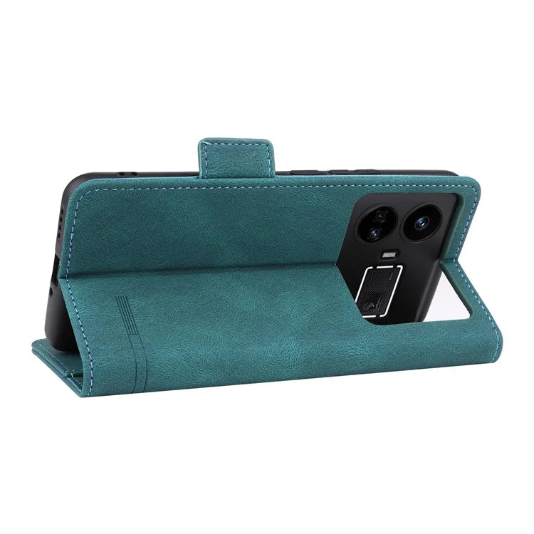 For Realme GT5 5G Case Shockproof PU Leather Wallet Stand Mobile Phone Cover