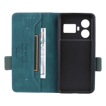 For Realme GT5 5G Case Shockproof PU Leather Wallet Stand Mobile Phone Cover