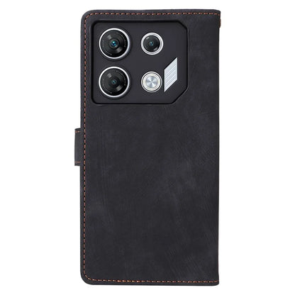 For Transsion Infinix GT 10 Pro 5G / X6739 Case RFID Blocking Leather Stand Phone Cover with Strap