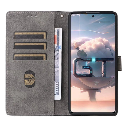 For Transsion Infinix GT 10 Pro 5G / X6739 Case RFID Blocking Leather Stand Phone Cover with Strap