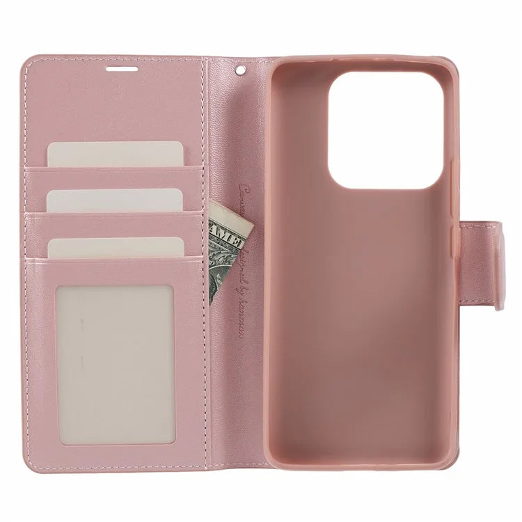 HANMAN Mill Series for Xiaomi 13 Pro 5G Case PU Leather Wallet Flip Cover
