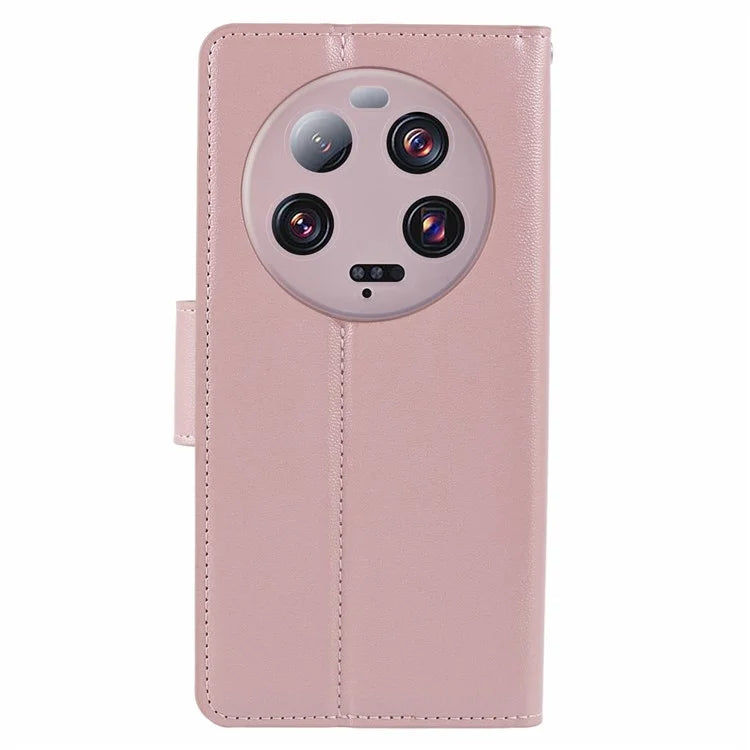 HANMAN Mill Series for Xiaomi 13 Ultra Wallet Case PU Leather Folio Stand Phone Cover