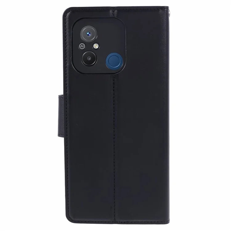 HANMAN Mill Series for Xiaomi Redmi 12C 4G / 11A 4G / Poco C55 4G Case Flip PU Leather Wallet Phone Cover