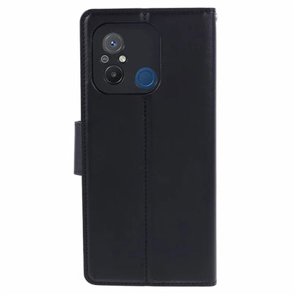 HANMAN Mill Series for Xiaomi Redmi 12C 4G / 11A 4G / Poco C55 4G Case Flip PU Leather Wallet Phone Cover