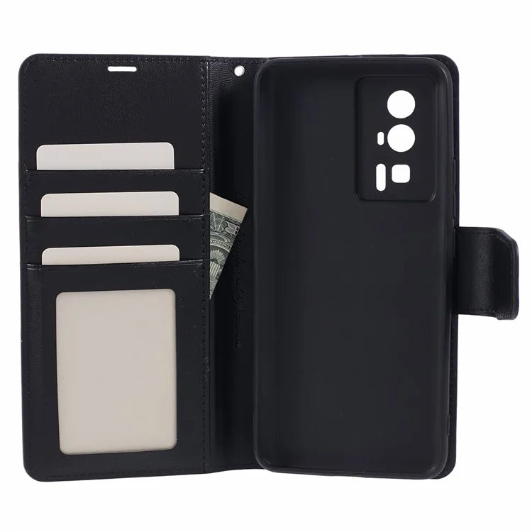 HANMAN Mill Series for Xiaomi Redmi K60 5G / K60 Pro 5G / Poco F5 Pro 5G Case Stand Feature PU Leather Phone Cover