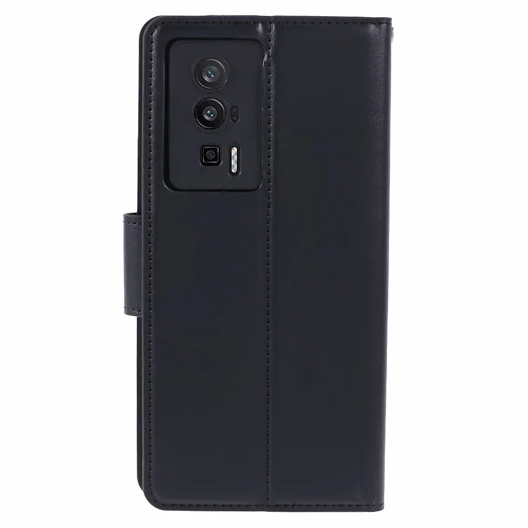 HANMAN Mill Series for Xiaomi Redmi K60 5G / K60 Pro 5G / Poco F5 Pro 5G Case Stand Feature PU Leather Phone Cover