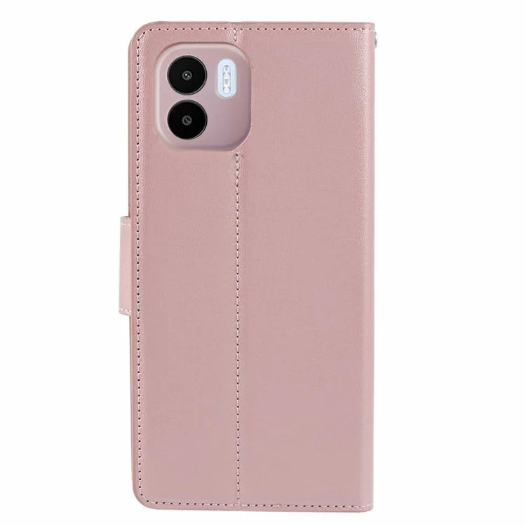 HANMAN Mill Series for Xiaomi Redmi A1 4G / A2 4G Case Wallet PU Leather Shockproof Phone Cover