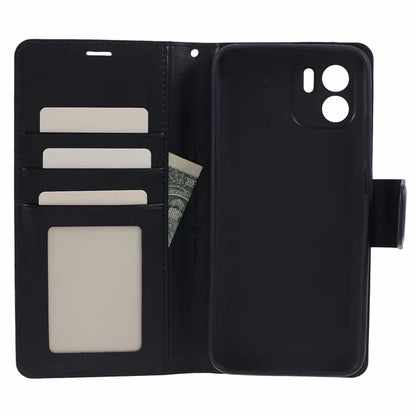 HANMAN Mill Series for Xiaomi Redmi A1 4G / A2 4G Case Wallet PU Leather Shockproof Phone Cover