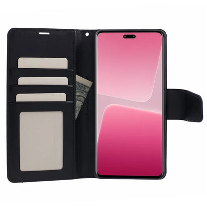 HANMAN Mill Series for Xiaomi 13 Lite / Civi 2 5G / 12 Lite NE 5G Case Folio PU Leather Wallet Phone Cover