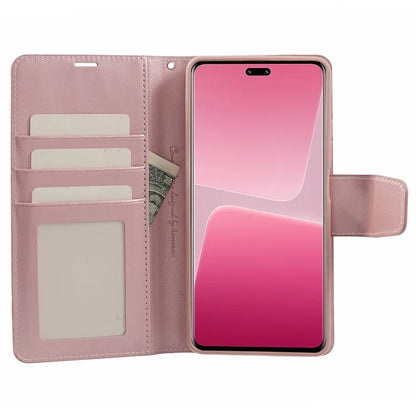 HANMAN Mill Series for Xiaomi 13 Lite / Civi 2 5G / 12 Lite NE 5G Case Folio PU Leather Wallet Phone Cover