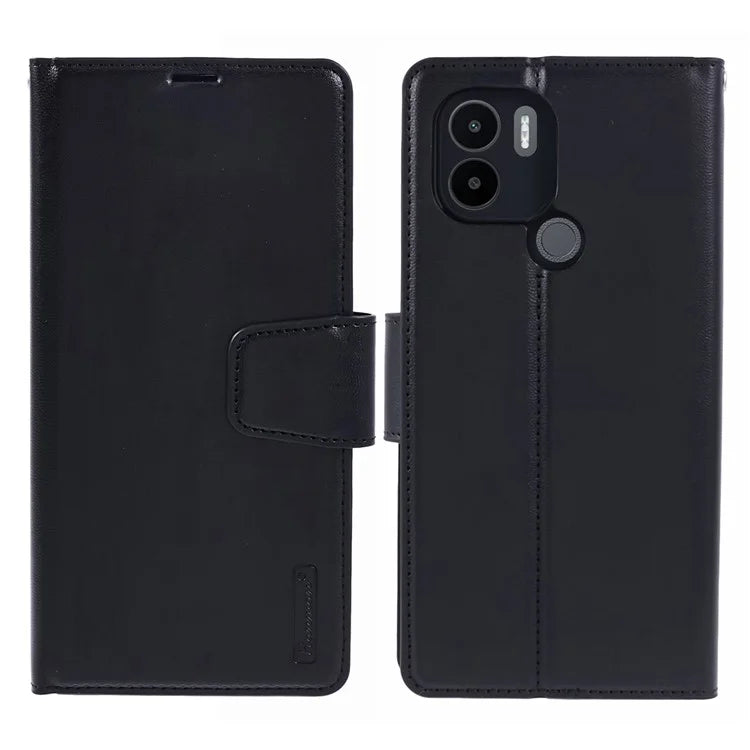 HANMAN Mill Series for Xiaomi Redmi A1+ 4G / A2+ 4G / Poco C50 4G / C51 4G Case PU Leather Magnetic Closure Phone Cover