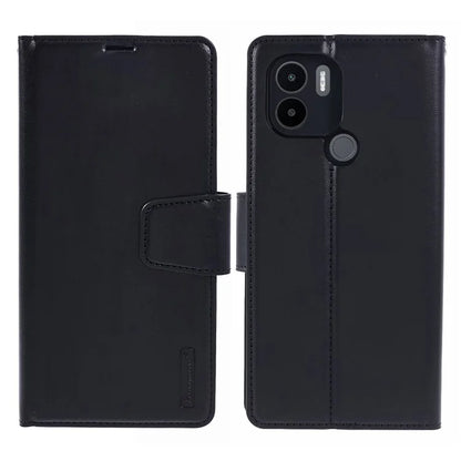 HANMAN Mill Series for Xiaomi Redmi A1+ 4G / A2+ 4G / Poco C50 4G / C51 4G Case PU Leather Magnetic Closure Phone Cover