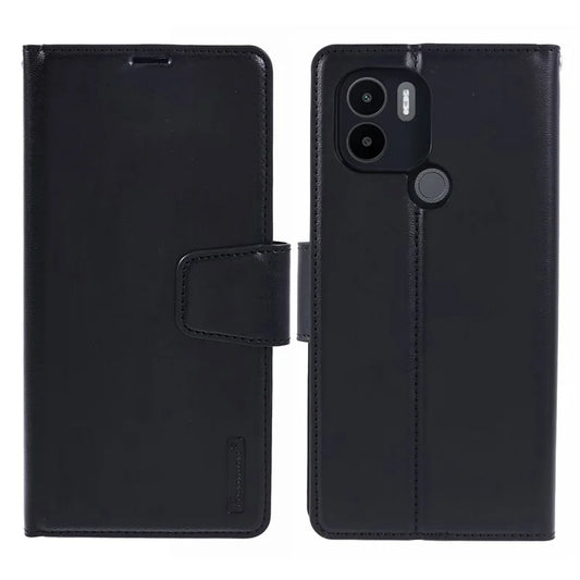 HANMAN Mill Series for Xiaomi Redmi A1+ 4G / A2+ 4G / Poco C50 4G / C51 4G Case PU Leather Magnetic Closure Phone Cover