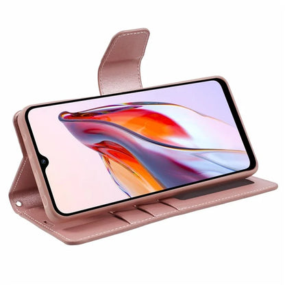 HANMAN Mill Series for Xiaomi Redmi A1+ 4G / A2+ 4G / Poco C50 4G / C51 4G Case PU Leather Magnetic Closure Phone Cover