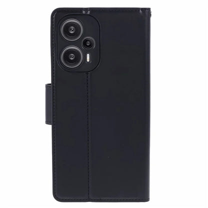 HANMAN Mill Series for Xiaomi Redmi Note 12 Turbo / Poco F5 5G Case PU Leather Wallet Shockproof Shell