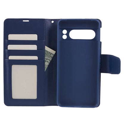 HANMAN Mill Series for Google Pixel 8 Pro Case PU Leather Stand Magnetic Phone Cover