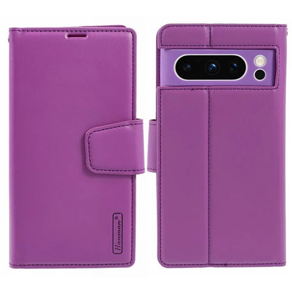 HANMAN Mill Series for Google Pixel 8 Pro Case PU Leather Stand Magnetic Phone Cover