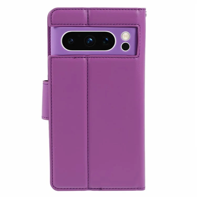 HANMAN Mill Series for Google Pixel 8 Pro Case PU Leather Stand Magnetic Phone Cover