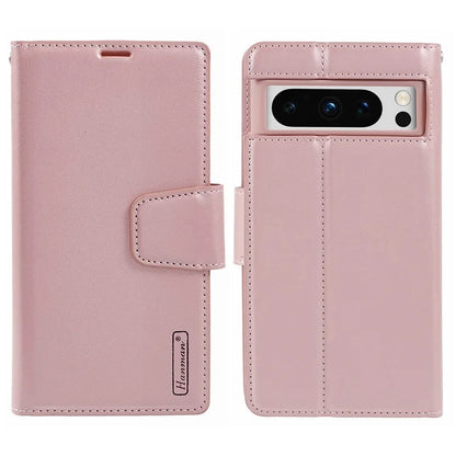 HANMAN Mill Series for Google Pixel 8 Pro Case PU Leather Stand Magnetic Phone Cover