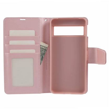 HANMAN Mill Series for Google Pixel 8 Pro Case PU Leather Stand Magnetic Phone Cover