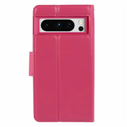 HANMAN Mill Series for Google Pixel 8 Pro Case PU Leather Stand Magnetic Phone Cover