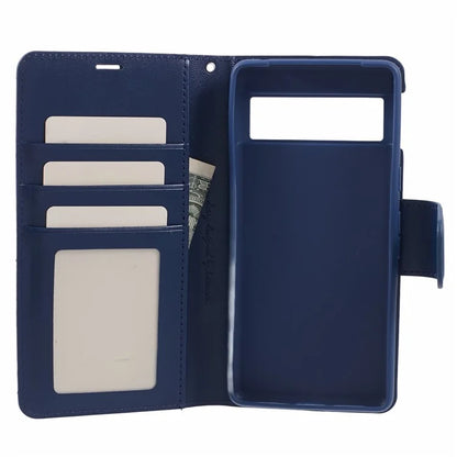 HANMAN Mill Series for Google Pixel 7 Pro 5G Case Wallet PU Leather Phone Cover