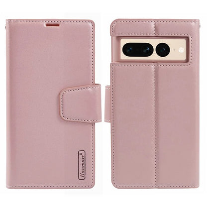 HANMAN Mill Series for Google Pixel 7 Pro 5G Case Wallet PU Leather Phone Cover