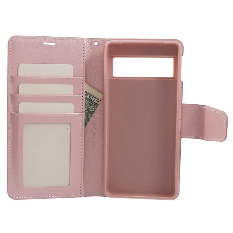 HANMAN Mill Series for Google Pixel 7 Pro 5G Case Wallet PU Leather Phone Cover