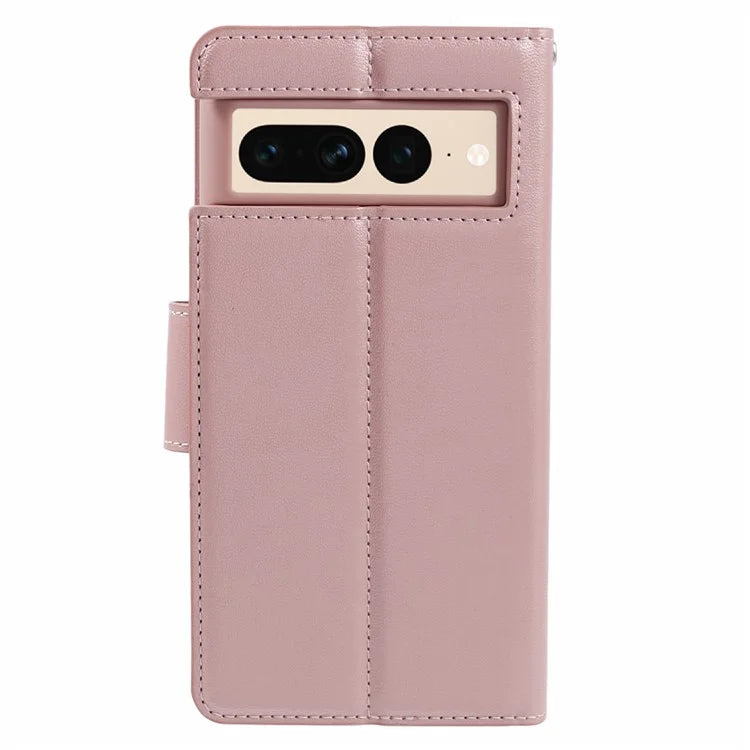 HANMAN Mill Series for Google Pixel 7 Pro 5G Case Wallet PU Leather Phone Cover