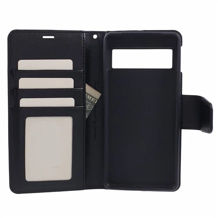 HANMAN Mill Series for Google Pixel 7 Pro 5G Case Wallet PU Leather Phone Cover