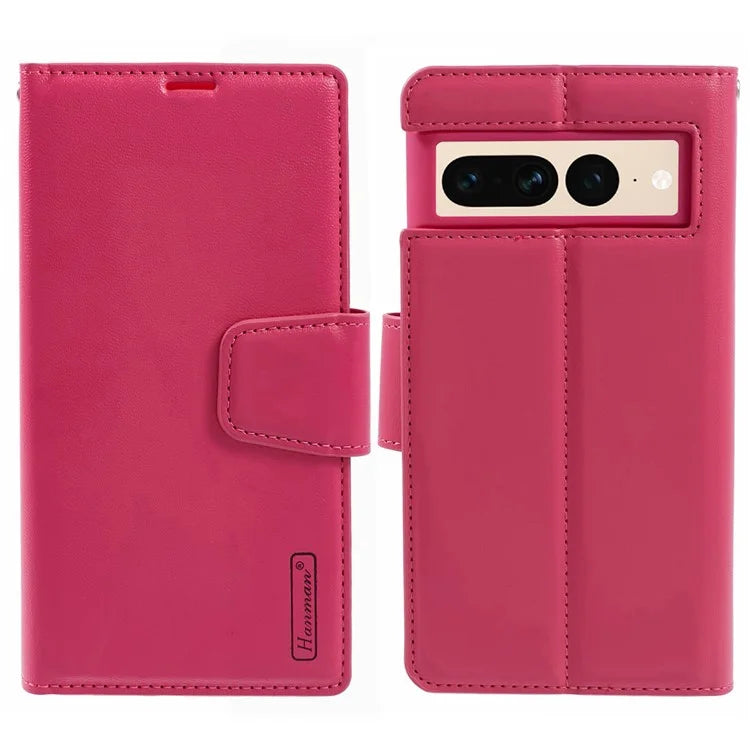 HANMAN Mill Series for Google Pixel 7 Pro 5G Case Wallet PU Leather Phone Cover