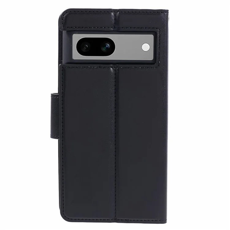 HANMAN Mill Series for Google Pixel 7a Case Anti-drop Wallet PU Leather Phone Cover