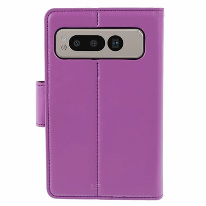 HANMAN Mill Series for Google Pixel Fold Case PU Leather Magnetic Flip Folio Phone Cover
