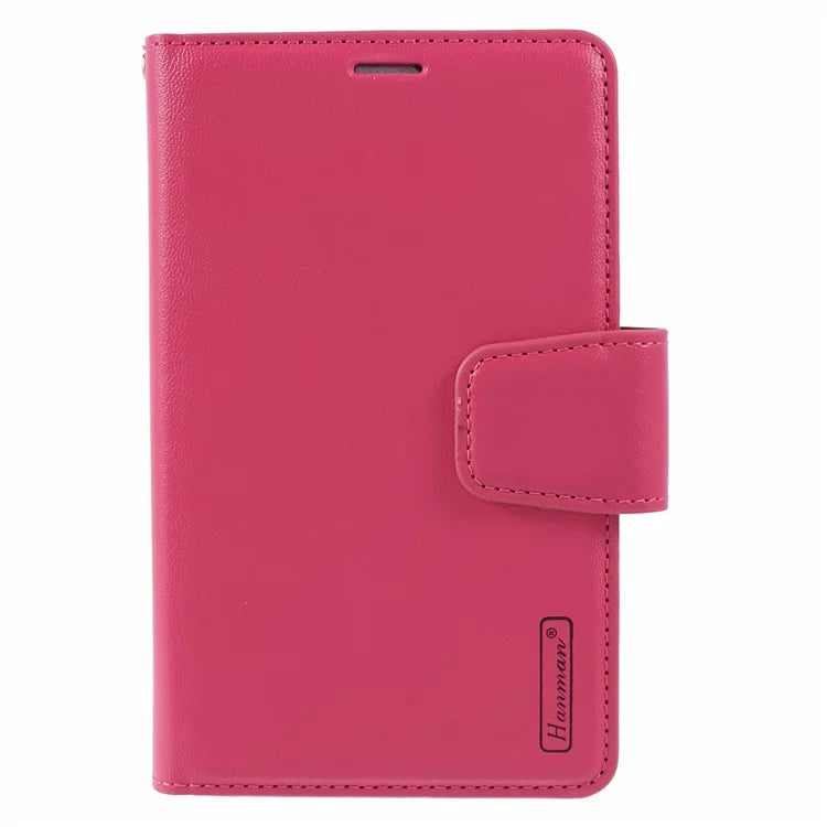 HANMAN Mill Series for Google Pixel Fold Case PU Leather Magnetic Flip Folio Phone Cover