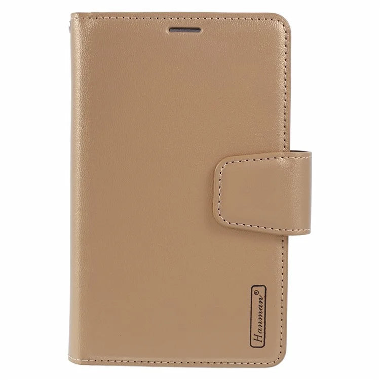 HANMAN Mill Series for Google Pixel Fold Case PU Leather Magnetic Flip Folio Phone Cover