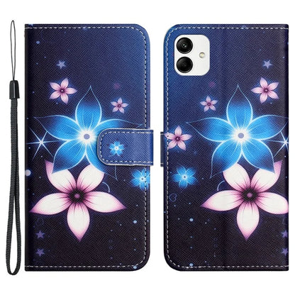 For Motorola Moto G54 5G Case Pattern Printing Anti-Drop PU Wallet Phone Case with Strap