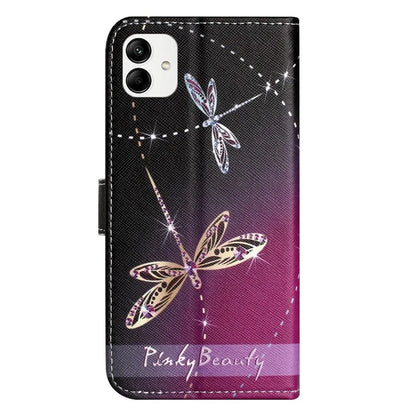 For Motorola Moto G54 5G Case Pattern Printing Anti-Drop PU Wallet Phone Case with Strap