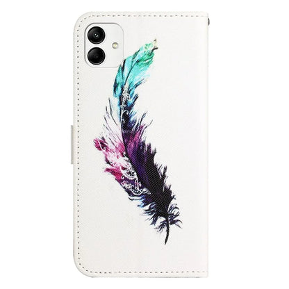 For Motorola Moto G54 5G Case Pattern Printing Anti-Drop PU Wallet Phone Case with Strap