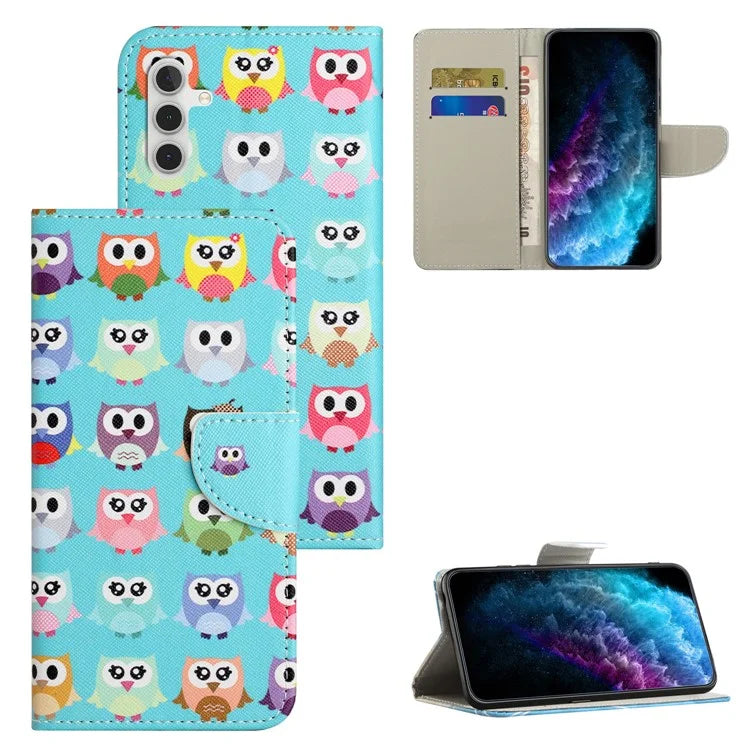 For Samsung Galaxy A05s 4G Case Pattern Printing Wallet PU Leather Phone Cover