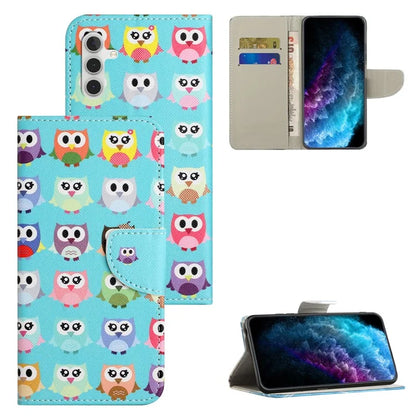 For Samsung Galaxy A05s 4G Case Pattern Printing Wallet PU Leather Phone Cover