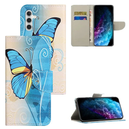For Samsung Galaxy A05s 4G Case Pattern Printing Wallet PU Leather Phone Cover