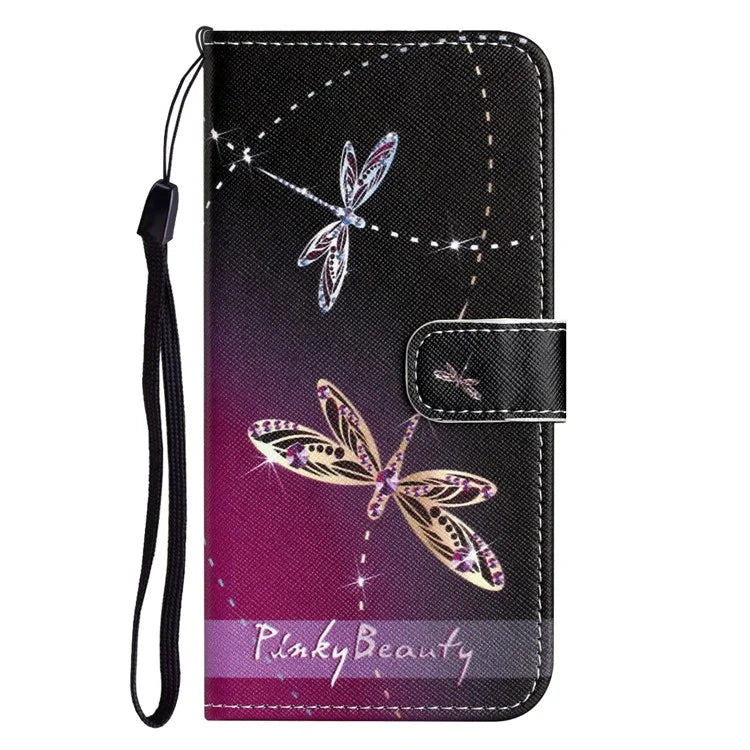 For Samsung Galaxy A05s 4G Wallet Phone Case Pattern Printing Anti-Scratch PU Leather Flip Cover