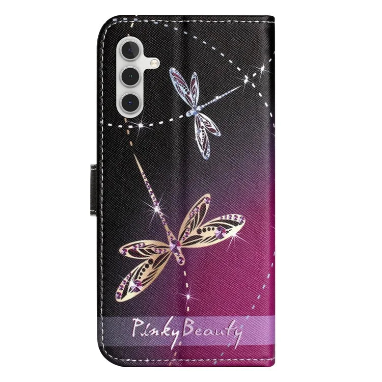 For Samsung Galaxy A05s 4G Wallet Phone Case Pattern Printing Anti-Scratch PU Leather Flip Cover