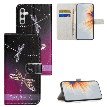 For Samsung Galaxy A05s 4G Wallet Phone Case Pattern Printing Anti-Scratch PU Leather Flip Cover